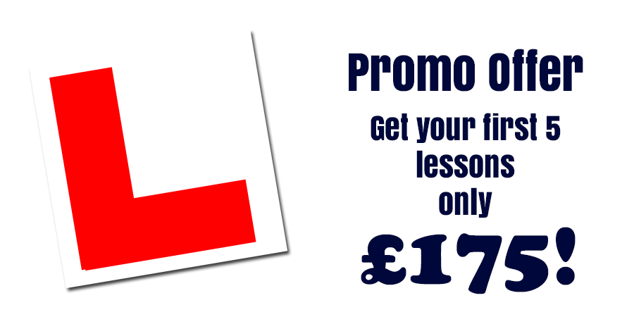 Promo Offer, First 5 Lessons £120!